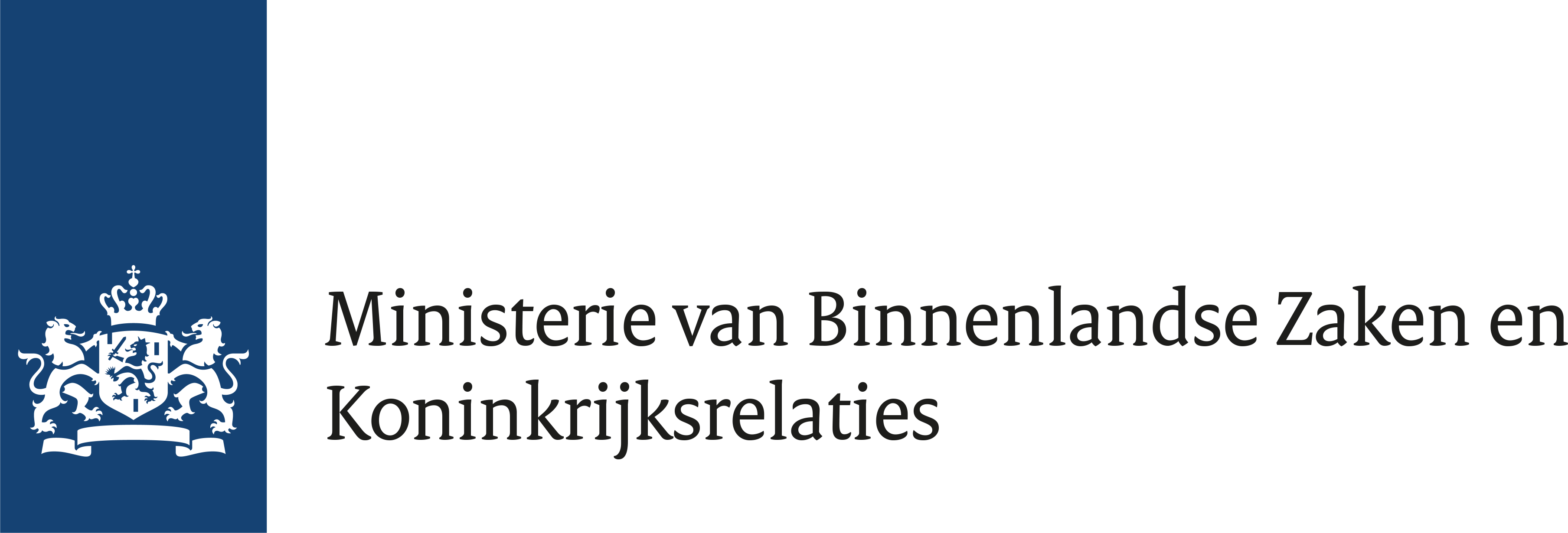 Ministerie van Binnenlandse zaken en Koninkrijksrelaties logo